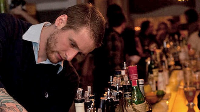 Eclipse bar manager Lucas Ramsey plies his trade at a 2009 cocktailin' event.