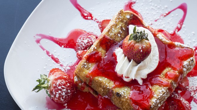 Strawberry french toast. | Mabel Suen
