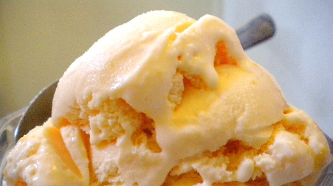The Elusive Seasonal Peach Ice Cream at Crown Candy Kitchen