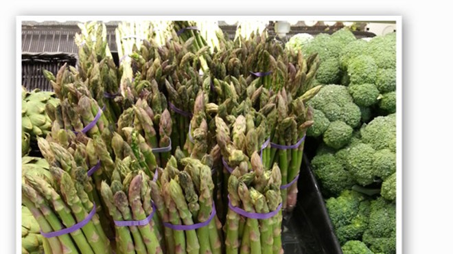 &nbsp;&nbsp;&nbsp;&nbsp;&nbsp;&nbsp;&nbsp;Totally regular asparagus. | Nancy Stiles