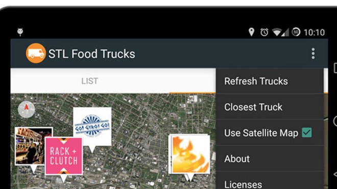The STL Food Trucks app. | Google Play Store