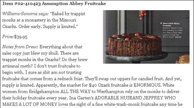 The Mystical Monk-Baked Fruitcake that Enraptured Williams-Sonoma and Enraged Deadspin