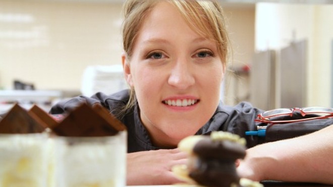 Chef Mary Boehne of Strange Donuts. | Noah Besheer
