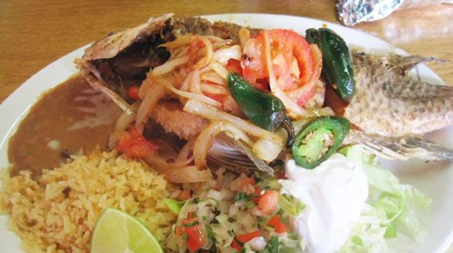 The mojarra dorada at Gardu&ntilde;o's Mexican Food
