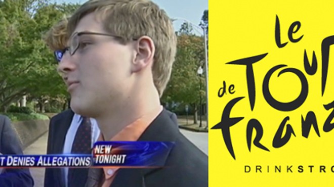 Alexander "Xander" Broughton, Pi Kappa Alpha fraternity brother at the University of Tennessee, says he wasn't butt-chugging the cheap boxed wine that sent him to the hospital with a blood alcohol level of 0.448. Broughton maintains he was prepping for a Tour de Franzia, a stunt that also involves consuming bad wine, but the right-side-up way.