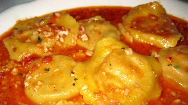 Seafood ravioli at Gian-Tony's comes drenched in the best flavors of Italy.