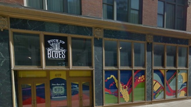 The home of the National Blues Museum on Washington Avenue.