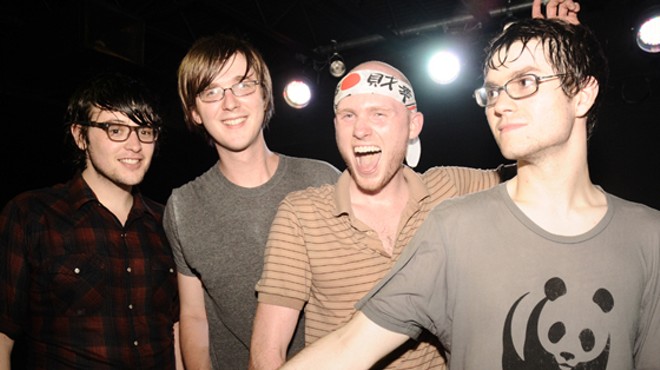 So Many Dynamos in 2009, after the record release show at the Firebird for The Loud Wars. Kay (second from left) and Wasoba (far right) have since left the band.