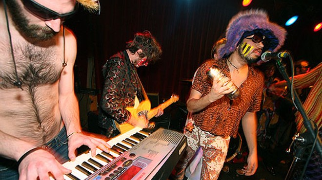 The Nebula Funk Orchestra/Just Mike last night at Off Broadway's New Year's Eve Party. See more photos from last night.