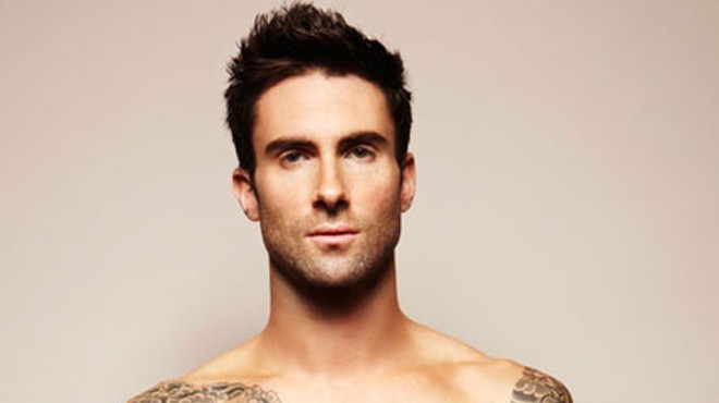 Adam Levine, just standing there.