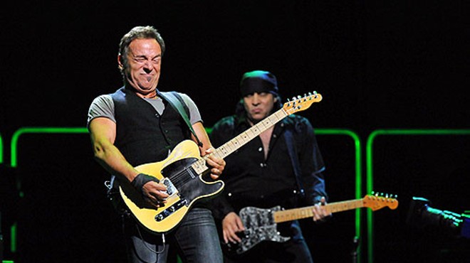 Bruce Springsteen last night at the Scottrade Center. View more photos from last night's show