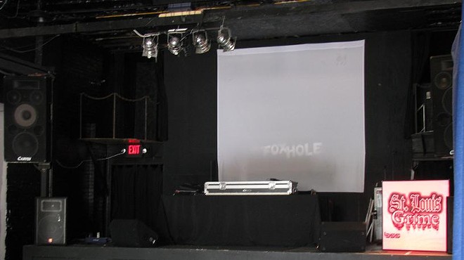 The Fox Hole's stage.