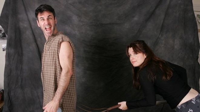Steve Almond, author of "Rock and Roll Will Save Your Life," with his wife, Erin