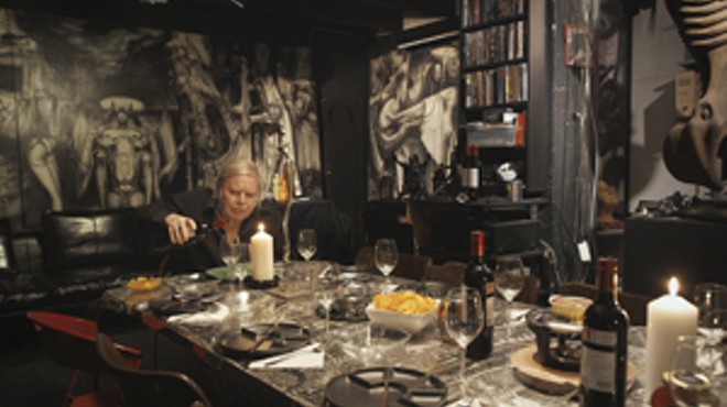 The late H.R. Giger at home.
