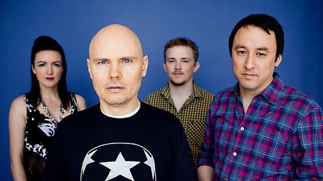 Billy Corgan (second from left), former rock star and current wrestling executive?