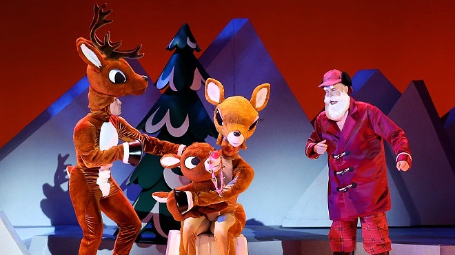 It's a live-action Rudolph the Red-Nosed Reindeer, and that's Christmas magic in motion.