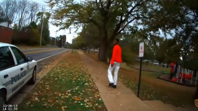 Body camera footage shows  Amonderez Green moments before police say he opened fire on officers.