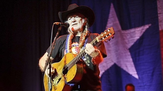 Willie Nelson performing at the Pageant in 2012