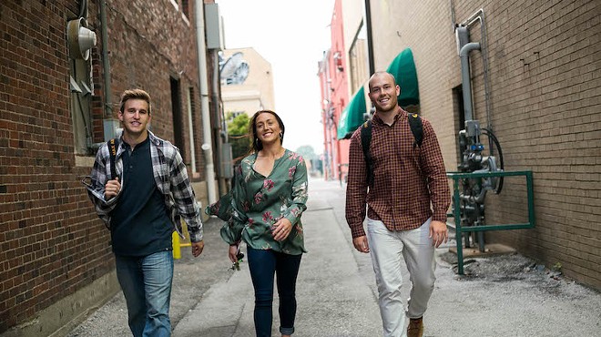 Roo co-founders Eric Laurent, Kristen Rivers and Jake Hurrell.