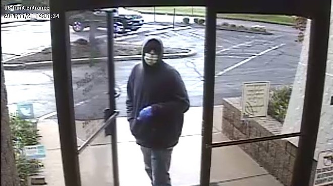 A band robber was caught on camera on Monday at Reliance Bank in Fenton.