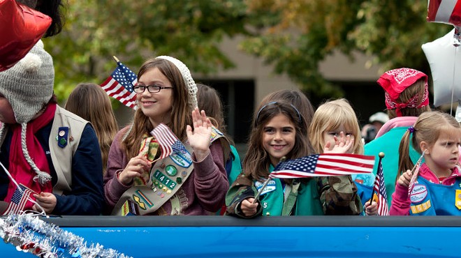 Will the Girl Scouts who march in Trump's parade be this happy?