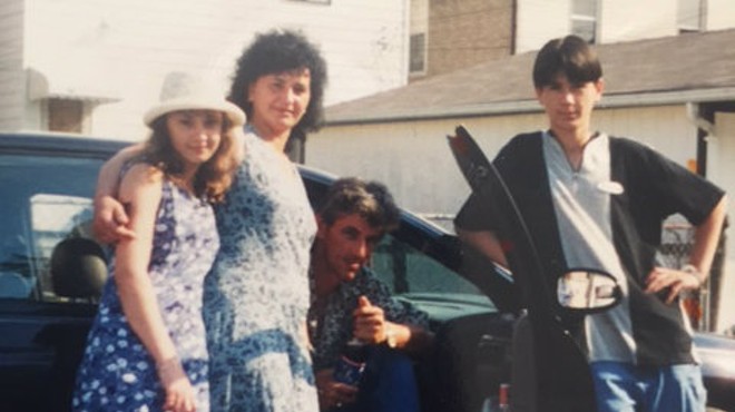 From left, Sejla Grahovic, her mother Minka, father Hasan and brother Serif.