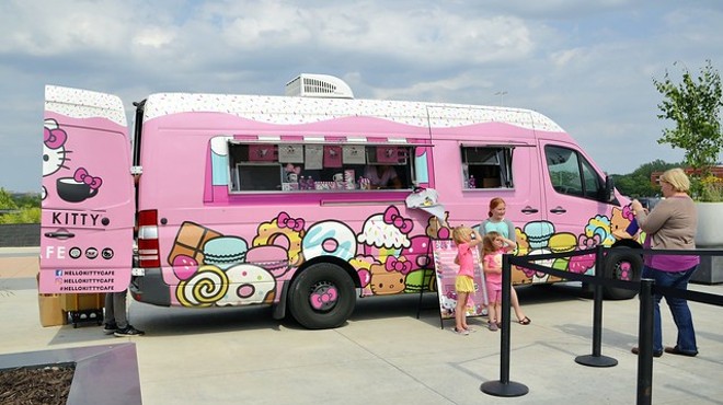 Beep beep! Meow meow! The Hello Kitty food truck is on the way!