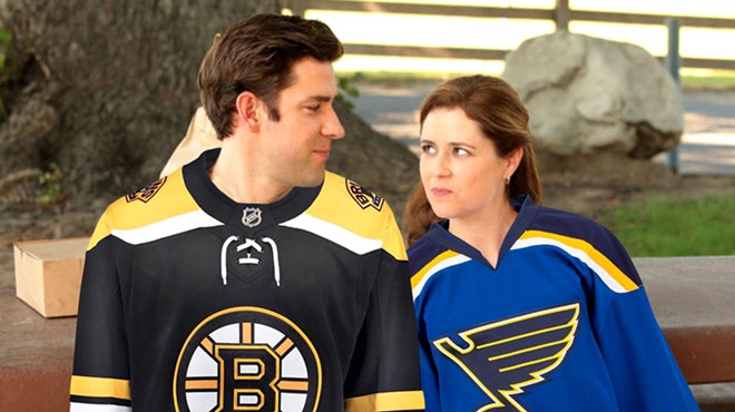 Blues-Bruins Series Could Spell the End for The Office's Jim and Pam