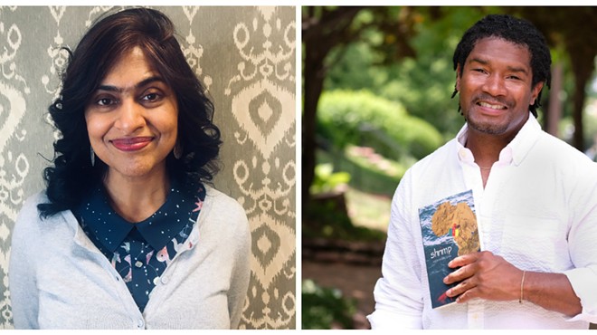 Authors Nartana Premachandra (left) and Jason Vasser-Elong are among those featured in The St. Louis Anthology.
