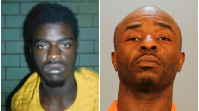 Al Stewart, left, and Christopher Grant are both in custody.