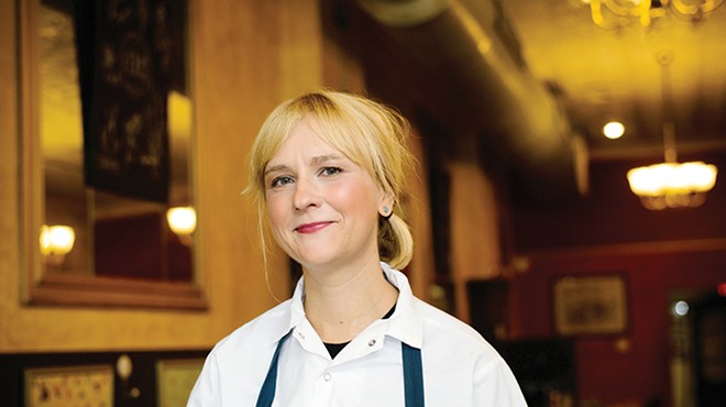 Brasserie pastry chef Elise Mensing relishes the tactile nature of the kitchen.