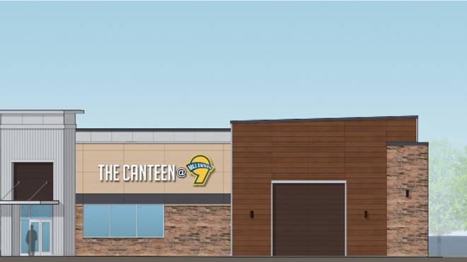 A rendering of the Canteen at 9 Mile Garden.
