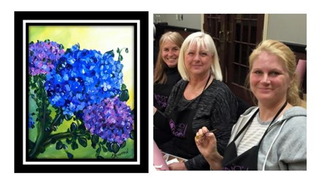Create Hydrangeas in Bloom with Vino van Gogh