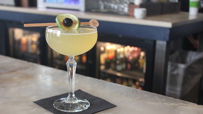 The "Air Mail," a classic '40s cocktail on the Chase Club's menu.