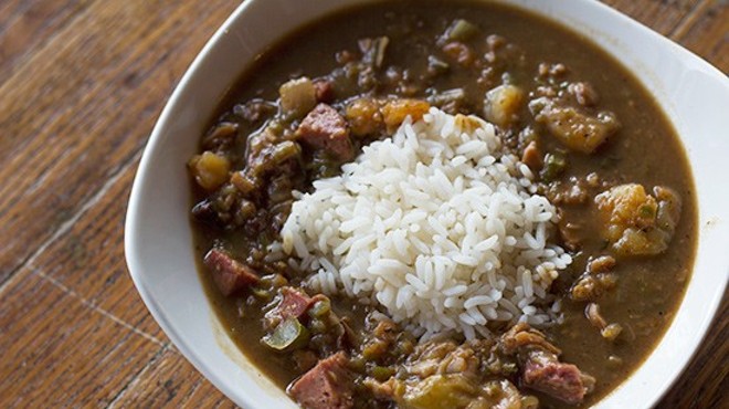 Sister Cities' gumbo is again on offer, with the restaurant opening in a larger new location in Marine Ville.