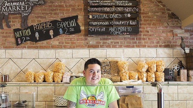 Salvador Rico Jr.'s family opened the Taco & Ice Cream Joint earlier this year.