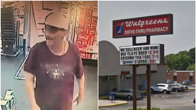 A jorts-wearing thief is wanted in at least three Walgreens robberies, police say.