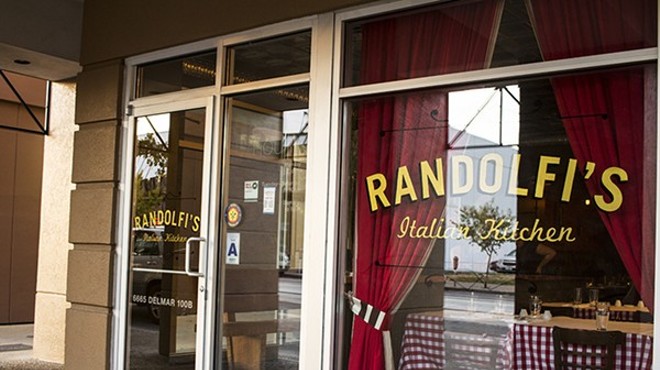 Randolfi's Italian Kitchen will close after dinner service on Saturday, September 9.