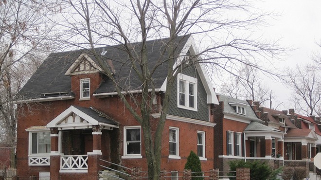 Homes in north St. Louis' O'Fallon neighborhood.