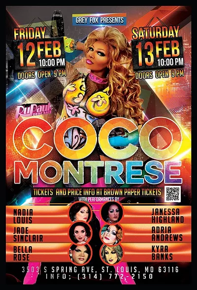 Coco Montrese at the Grey Fox Pub