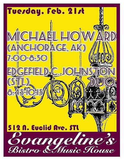 Edgefield C. Johnston Duo and Michael Howard at Evangeline's
