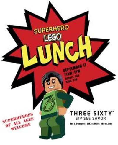 360 Superhero Lego Lunch