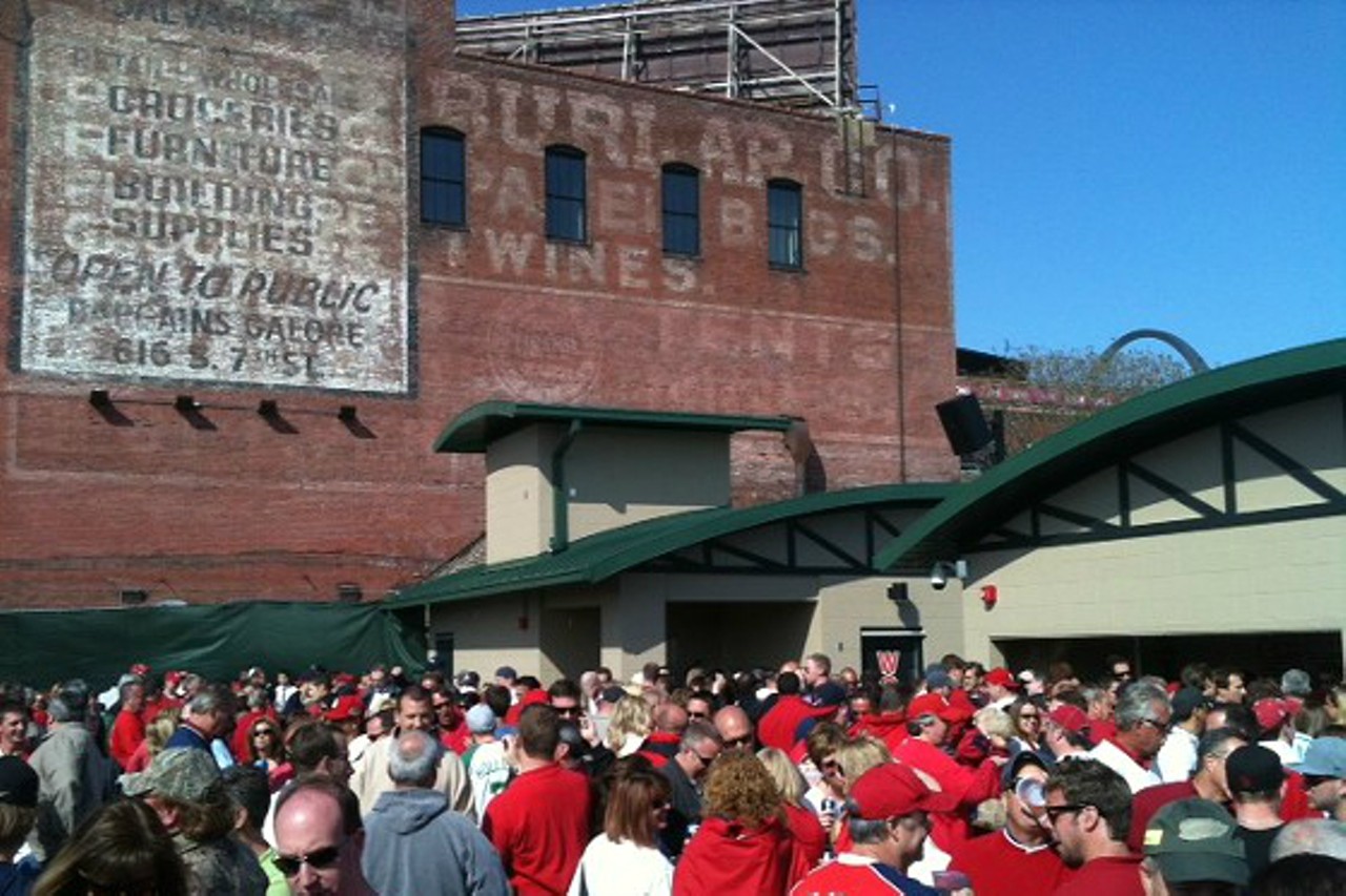 And if you check it out during the same afternoon as a Cardinal's victory, you're sure to see everyone go wild. Check it out during the baseball season and go crazy, folks, go crazy.
Photo credit: Chad Garrison