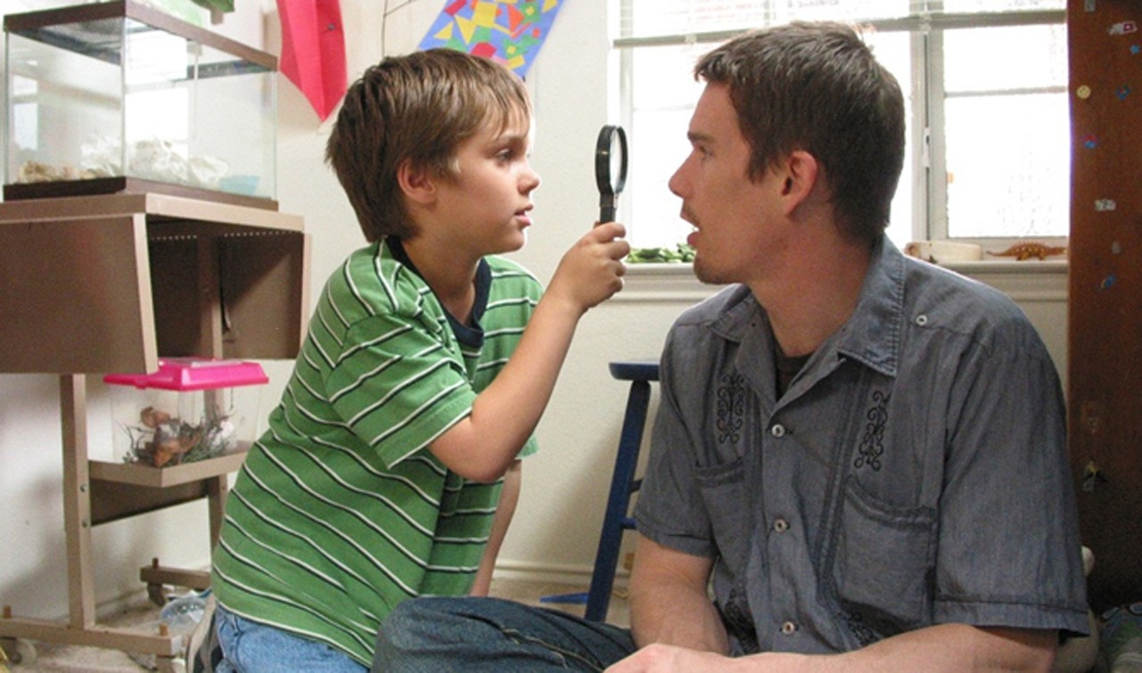 Boyhood (July 11, limited) &mdash; Writer-director Richard Linklater re-teams with his Before trilogy confederate Ethan Hawke for this story of a kid's shifting relationship with his divorced parents (Hawke and Patricia Arquette). In 2002, Linklater cast seven-year-old Ellar Coltrane and shot scenes with him every summer through 2013, allowing us to watch Coltrane grow into a young man before our eyes. Has no one has used this gimmick in a fiction film before now? Not on this scale, apparently. I'm glad a filmmaker as sensitive and reliable as Linklater got there first. Confidence: 95 percent.
