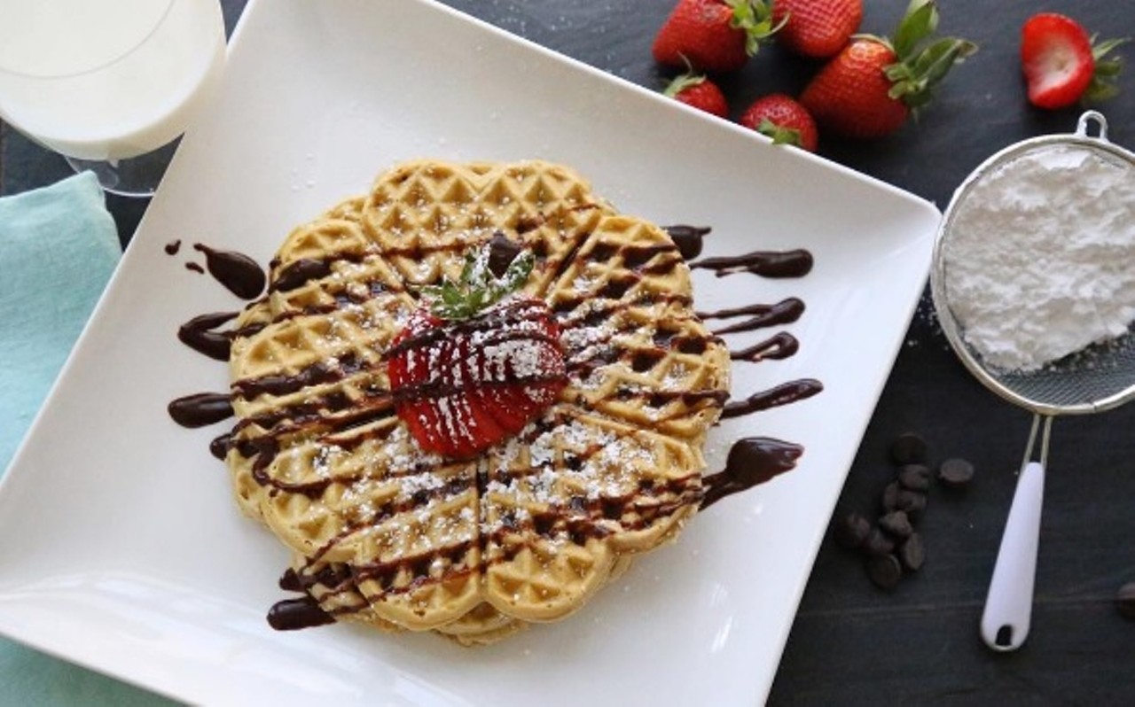 Amanda Wilens
Instagram: feedme_withamanda
Blog: feedmewithamanda.com
Amanda Wilens features food from around St. Louis as well as recipes she makes at home, like these waffles. Photo courtesy of Instagram/ feedme_withamanda.