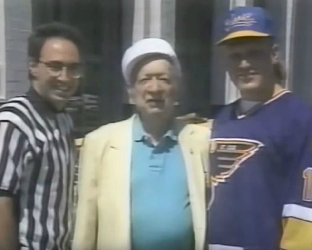 Uncle Leonard
Described by one of our staffers as a deep well of "anti-charisma," Uncle Leonard knew he needed something snazzy to catch the attention of the public, so he always scored good guest stars in his commercials, like Brett Hull's mullet.
Photo courtesy of YouTube