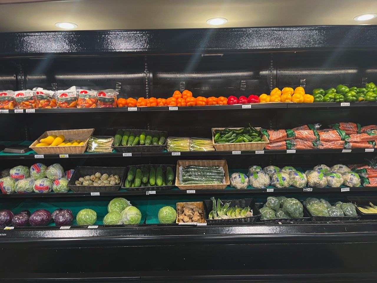 Seriously, not a bad looking produce section downtown!