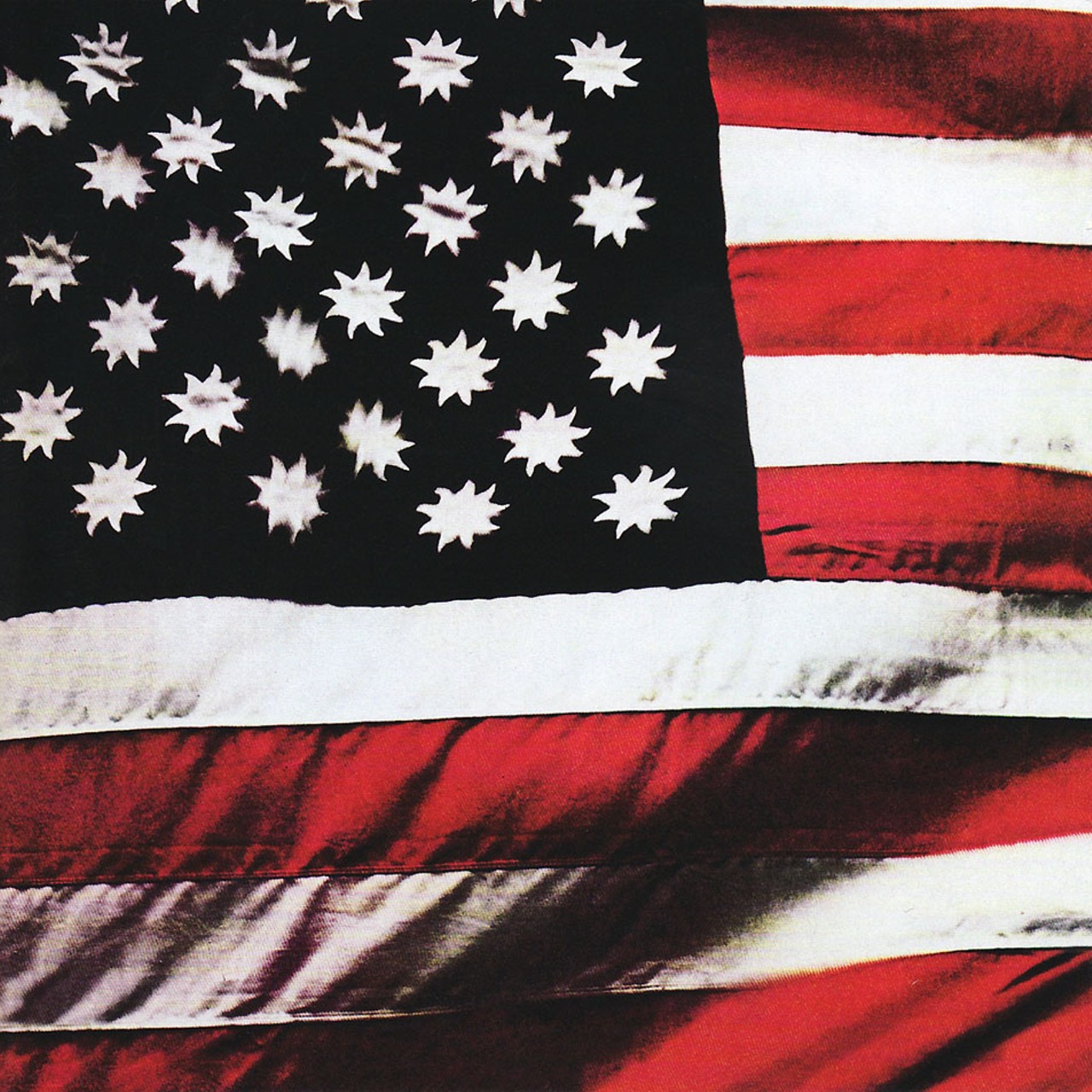 Sly and the Family Stone - There's a Riot Goin' On (1971)
There's a Riot Goin' On by Sly and the Family Stone, released in 1971. The original art had a red, white and black flag with suns instead of stars. Sly told a fan website, "Betsy Ross did the best she could with what she had. I thought I could do better."