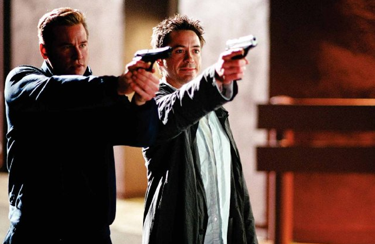 Kiss Kiss Bang Bang  (2005)
A hilarious take on old-school hardboiled detective novels, Kiss Kiss Bang Bang takes the best of the genre and turns it on its head with amateur detectives infiltrating Hollywood's dark side. This is Robert Downey Jr. at his not-so-smooth-talking best, before he became Tony Stark. And Val Kilmer positively shines as Gay Perry, the aptly-named private investigator. -- Tatiana Craine