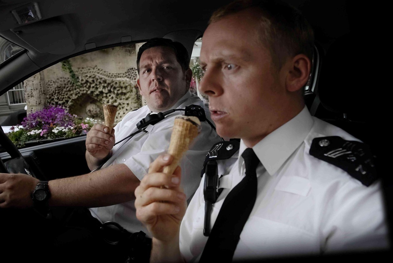 Hot Fuzz (2007)
Secretly every buddy cop flick is a platonic love story, and there may be no better on-screen bromance than the one between Simon Pegg and Nick Frost in Hot Fuzz. Add in some explosions and you've got a flick that'll make you cheer, not just for violence, but for friendship. -- Cory Garcia